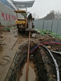 武汉通信拖拉管工程施工中